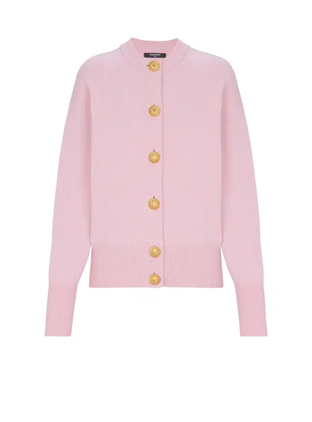 Balmain Buttoned eco-cashmere cardigan