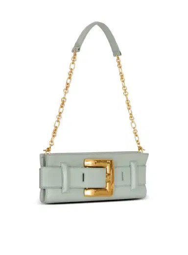 Balmain Anthem calfskin leather clutch | Thumbnail 3 Balmain Anthem calfskin leather clutch | Thumbnail 3