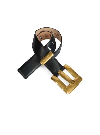 Balmain Anthem calfskin leather belt | Thumbnail 4