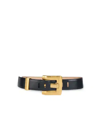 Balmain Anthem calfskin leather belt | Thumbnail 1