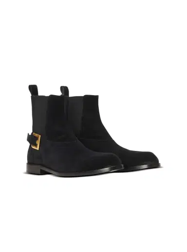 Balmain Anthem Chelsea boots in suede leather | Thumbnail 3