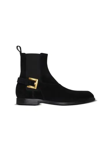 Balmain Anthem Chelsea boots in suede leather | Thumbnail 1