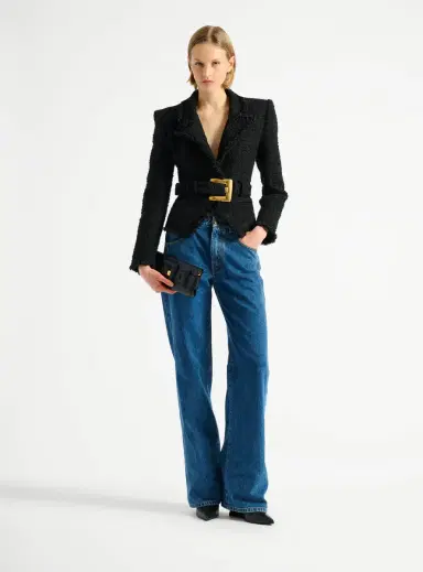 Balmain Belted tweed jacket | Thumbnail 2 Balmain Belted tweed jacket | Thumbnail 2