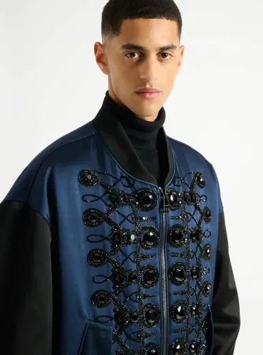 Balmain Satin military bomber jacket | Thumbnail 5 Balmain Satin military bomber jacket | Thumbnail 5