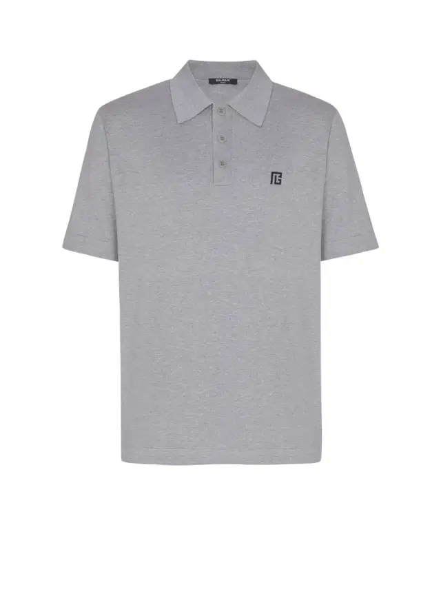 Balmain Embroidered cotton polo
