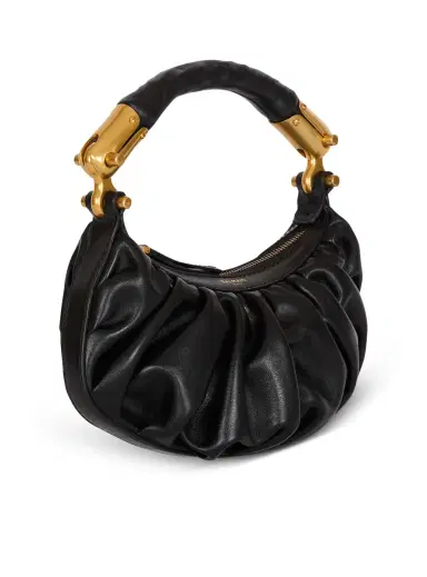 Balmain Ébène Mini bag in calfskin leather | Thumbnail 3