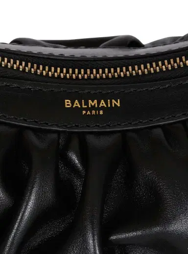 Balmain Ébène Mini bag in calfskin leather | Thumbnail 5