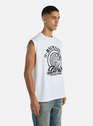 Balmain Flocked Quilted tank top | Thumbnail 4 Balmain Flocked Quilted tank top | Thumbnail 4