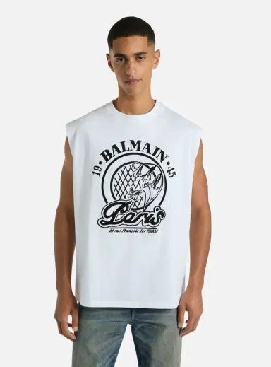 Balmain Flocked Quilted tank top | Thumbnail 5 Balmain Flocked Quilted tank top | Thumbnail 5
