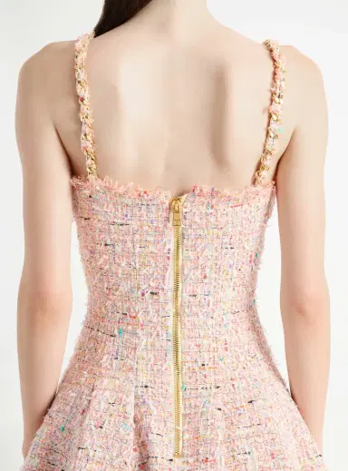 Balmain Flared tweed dress | Thumbnail 6