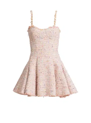 Balmain Flared tweed dress | Thumbnail 1