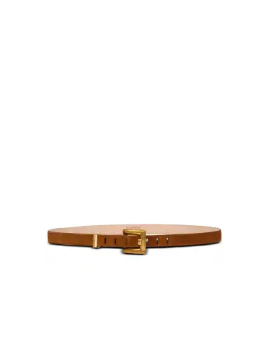 Balmain Anthem suede leather belt | Thumbnail 1