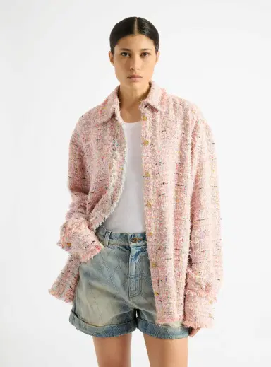 Balmain Tweed overshirt | Thumbnail 6