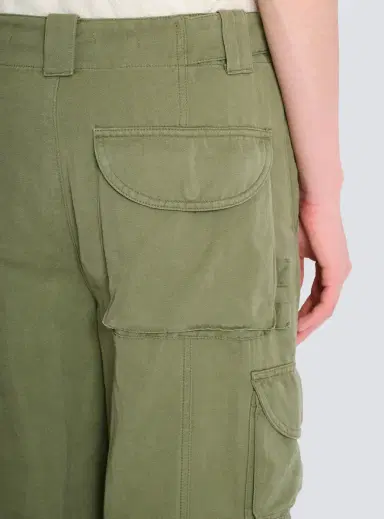 Balmain Stamp cargo pants in cotton and linen | Thumbnail 6