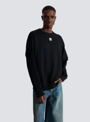 Balmain Cotton sweatshirt with PB embroidery | Thumbnail 5