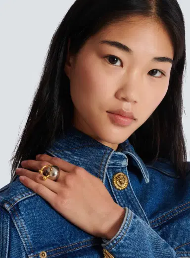 Balmain Spherical ring with piercing | Thumbnail 2