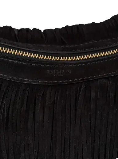 Balmain Ébène Hobo fringed suede bag | Thumbnail 5