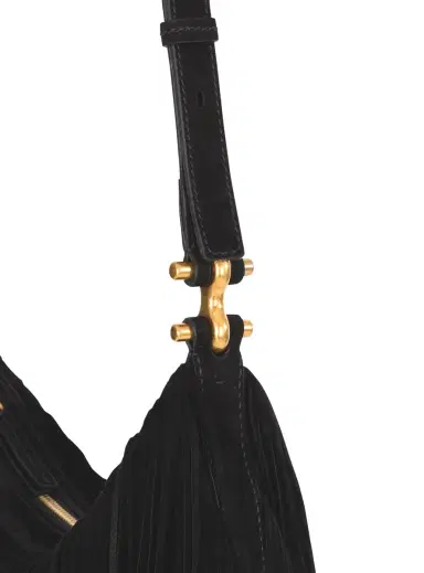 Balmain Ébène Hobo fringed suede bag | Thumbnail 6