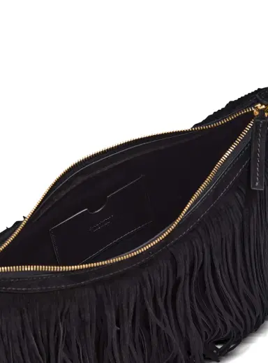 Balmain Ébène Hobo fringed suede bag | Thumbnail 7