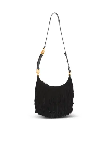 Balmain Ébène Hobo fringed suede bag | Thumbnail 1