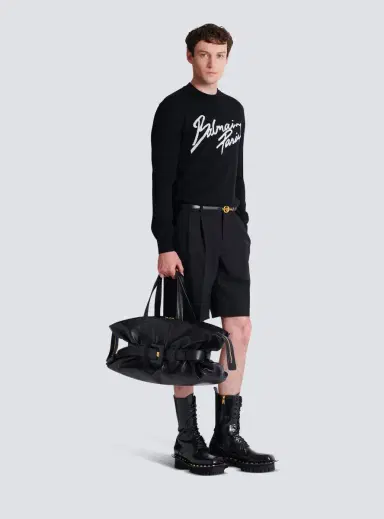 Balmain Large calfskin Anthem Zip bag | Thumbnail 2 Balmain Large calfskin Anthem Zip bag | Thumbnail 2