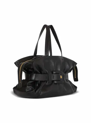 Balmain Large calfskin Anthem Zip bag | Thumbnail 3 Balmain Large calfskin Anthem Zip bag | Thumbnail 3
