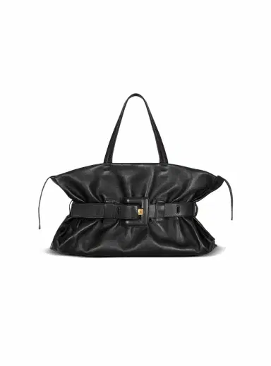 Balmain Large calfskin Anthem Zip bag | Thumbnail 1 Balmain Large calfskin Anthem Zip bag | Thumbnail 1