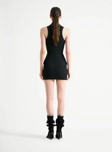 Balmain Short belted dress | Thumbnail 3