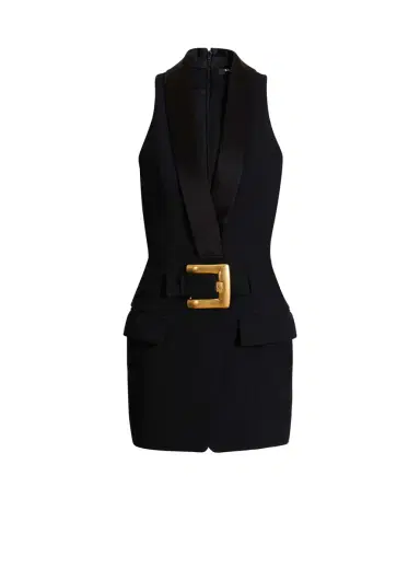 Balmain Short belted dress | Thumbnail 1