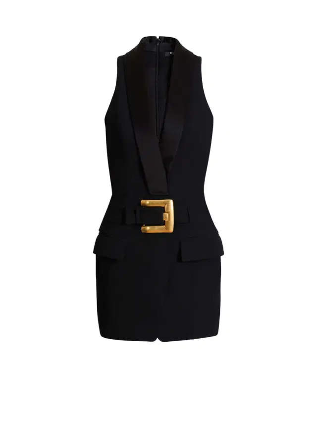 Balmain Short belted dress