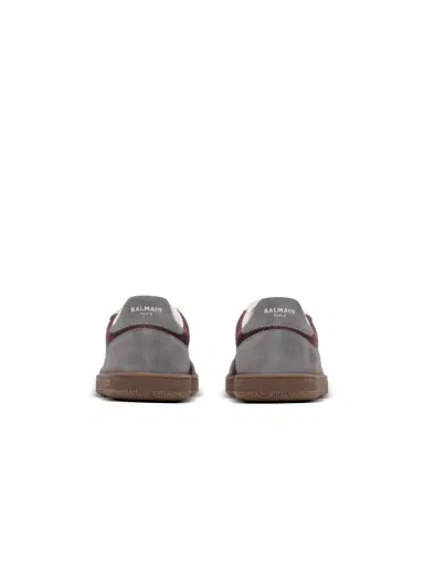 Balmain Swan suede and nylon sneakers | Thumbnail 4