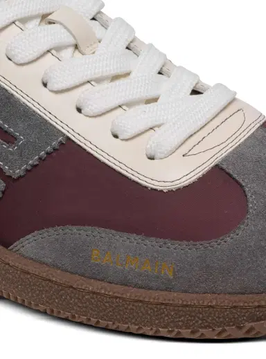 Balmain Swan suede and nylon sneakers | Thumbnail 5