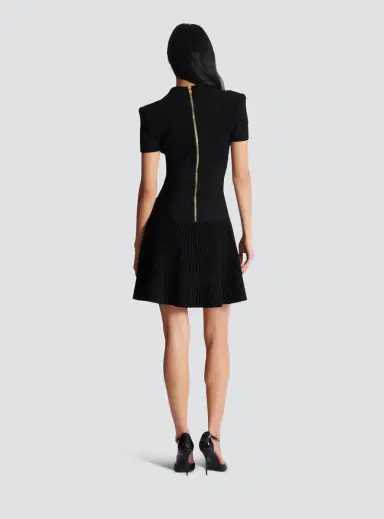 Balmain Short flared knit dress | Thumbnail 4