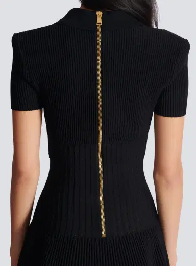 Balmain Short flared knit dress | Thumbnail 6