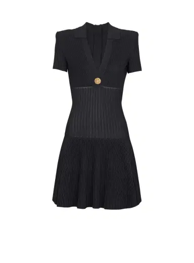 Balmain Short flared knit dress | Thumbnail 1