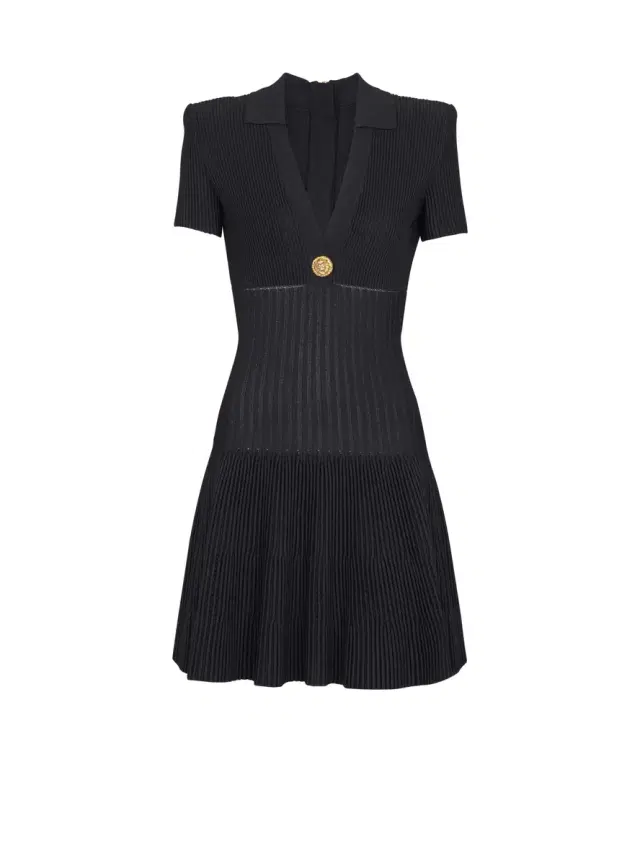Balmain Short flared knit dress