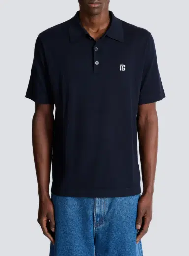 Balmain Embroidered cotton polo | Thumbnail 7 Balmain Embroidered cotton polo | Thumbnail 7