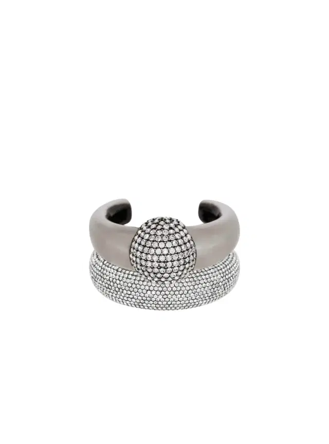 Balmain Set of piercing bangle bracelets