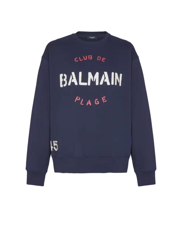 Balmain Sweatshirt with  Club print