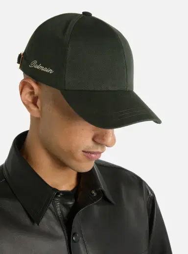 Balmain washed cotton cap | Thumbnail 3