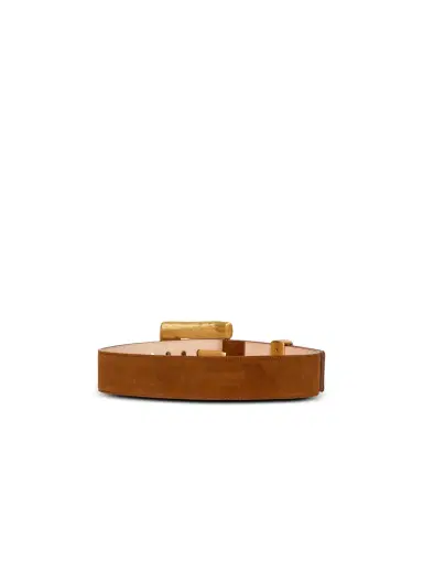 Balmain Anthem suede leather belt | Thumbnail 4