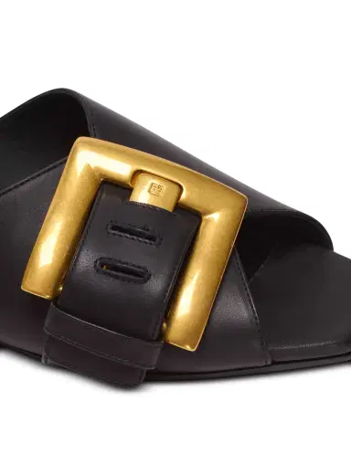 Balmain Anthem flat calfskin leather sandals | Thumbnail 5 Balmain Anthem flat calfskin leather sandals | Thumbnail 5