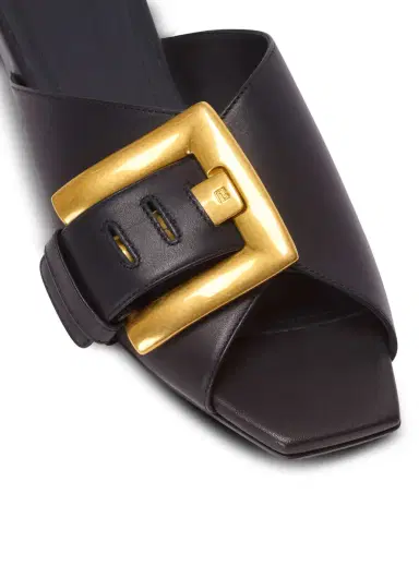Balmain Anthem flat calfskin leather sandals | Thumbnail 7 Balmain Anthem flat calfskin leather sandals | Thumbnail 7