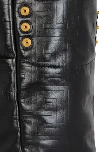 Balmain 1945 Soft crackled leather tote bag | Thumbnail 6 Balmain 1945 Soft crackled leather tote bag | Thumbnail 6