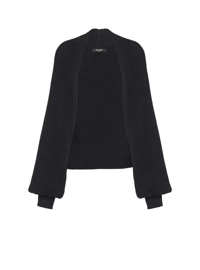 Balmain Ribbed knit bolero cardigan