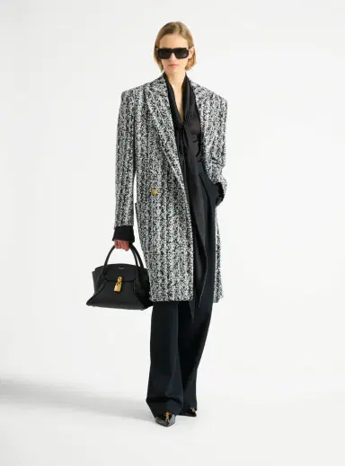Balmain Silk shirt with tie collar | Thumbnail 2