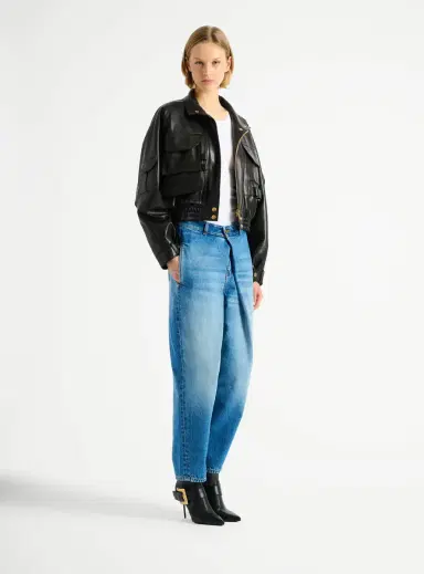 Balmain Lambskin bomber jacket | Thumbnail 3