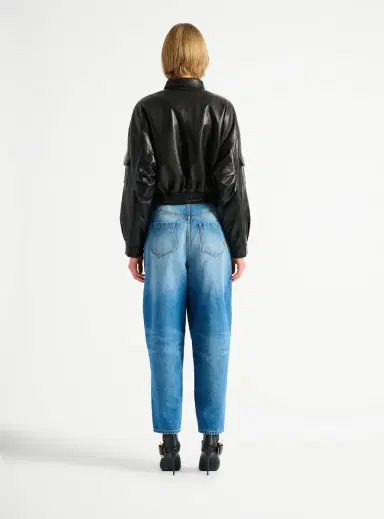 Balmain Lambskin bomber jacket | Thumbnail 4