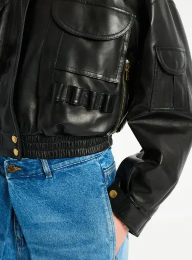 Balmain Lambskin bomber jacket | Thumbnail 5