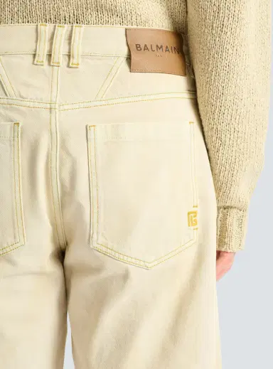 Balmain Faded denim Bermuda shorts | Thumbnail 4 Balmain Faded denim Bermuda shorts | Thumbnail 4